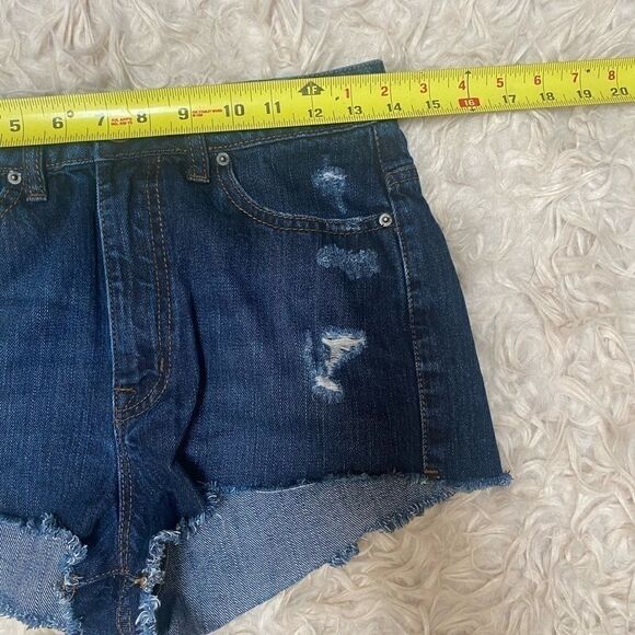 BDG urban outfitters distressed dark denim short - Picture 5 of 6